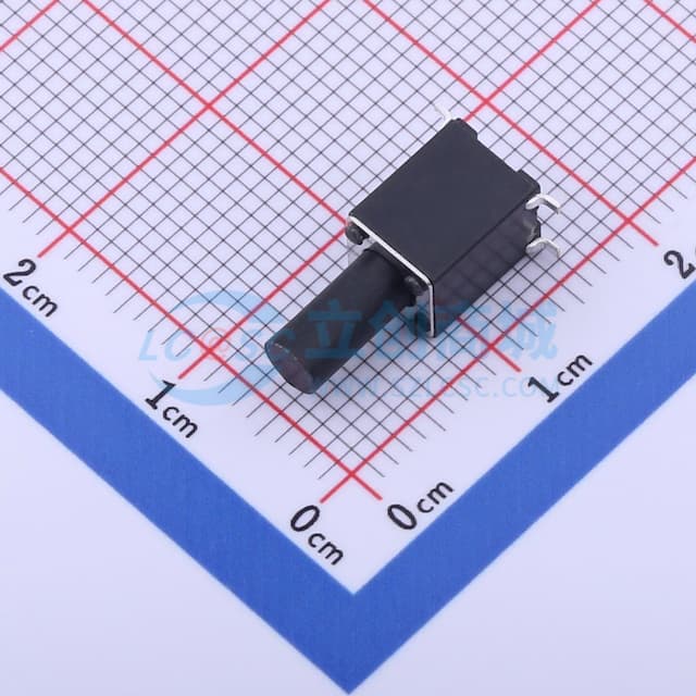 6*6*15mm 立贴 轻触开关实物图