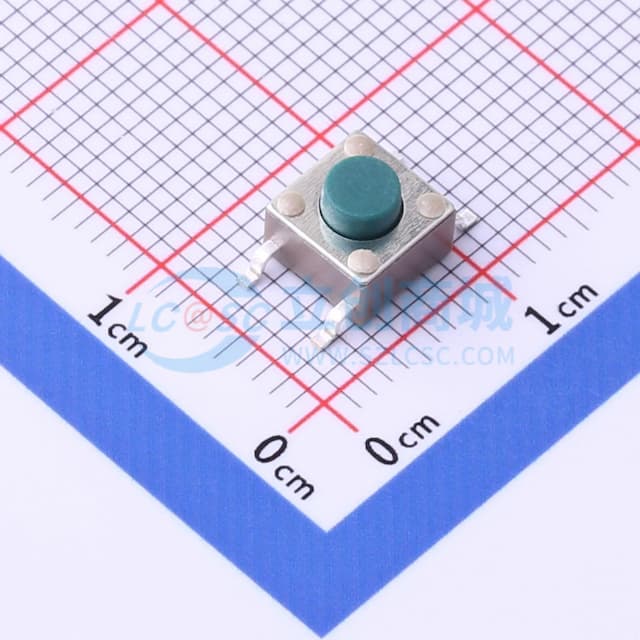 6*6*5mm 立贴 轻触开关实物图