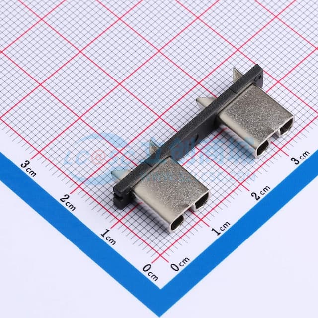 【插件】大号插片保险丝底座 2P实物图