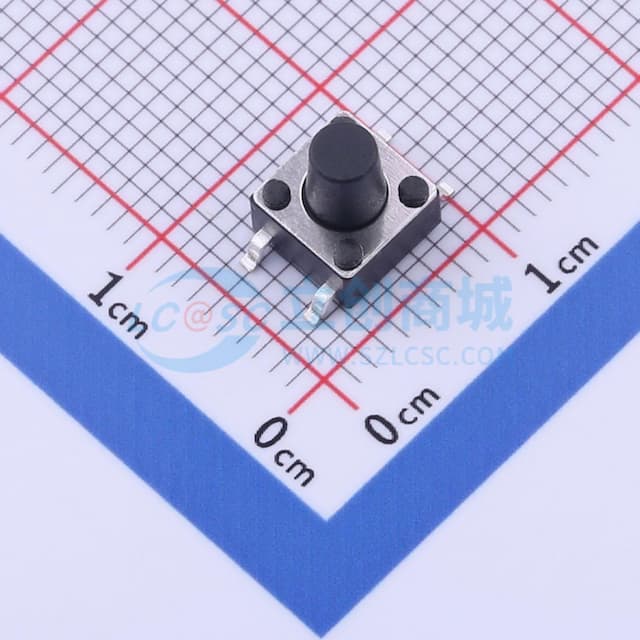 6*6*7.5mm 立贴 轻触开关实物图