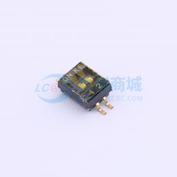 1.27mm 2位贴片拨码开关(S脚)缩略图
