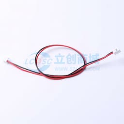 DEALON(德艺隆)HY2.0mm带扣 瑞子线UL1007#26 红/黑 双头反向 L=300mm 2PLYR200-100726-300-2P缩略图