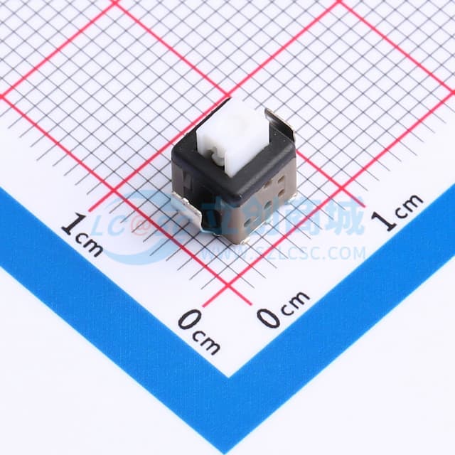 双弹平头无锁,脚距8.6mm,行程0.7mm,按动力180gf实物图
