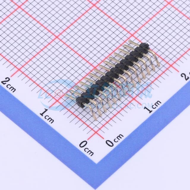 1x14P 间距:1.27mm 方针 【插件】实物图