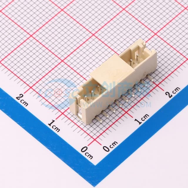 1x9P 间距:2mm 立贴 系列:PH实物图