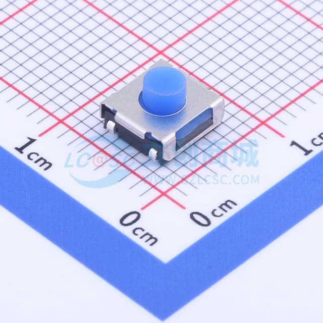 6.3*6.2*4.3mm 立贴 轻触开关实物图