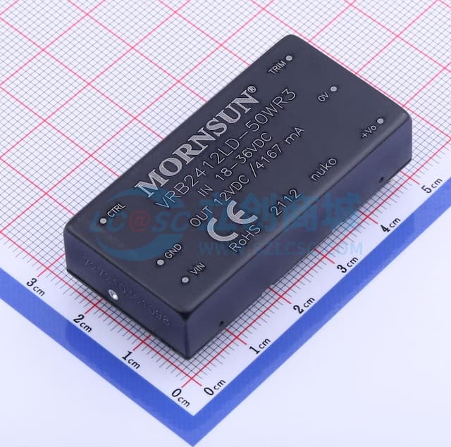 采用DIP封装的50W隔离式DC-DC转换器【插件】实物图