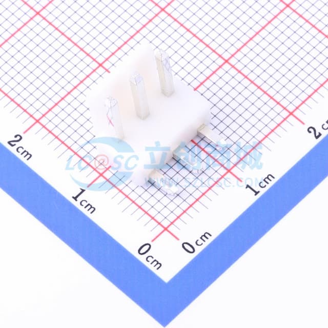 1x3P 间距:3.96mm 弯插 系列:VH 【插件】实物图