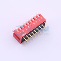 间距2.54mm 琴键9位拨码开关缩略图