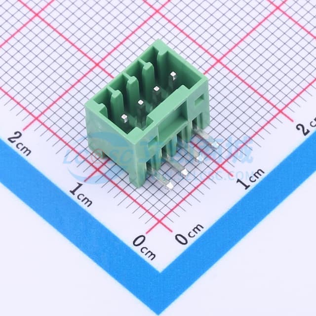 1x4P 2.5mm 排数:1 每排P数:4 【插件】实物图