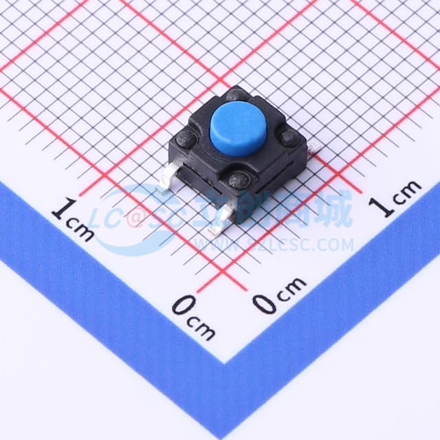 6*6*5H-JT 260gf 防水蓝钮实物图