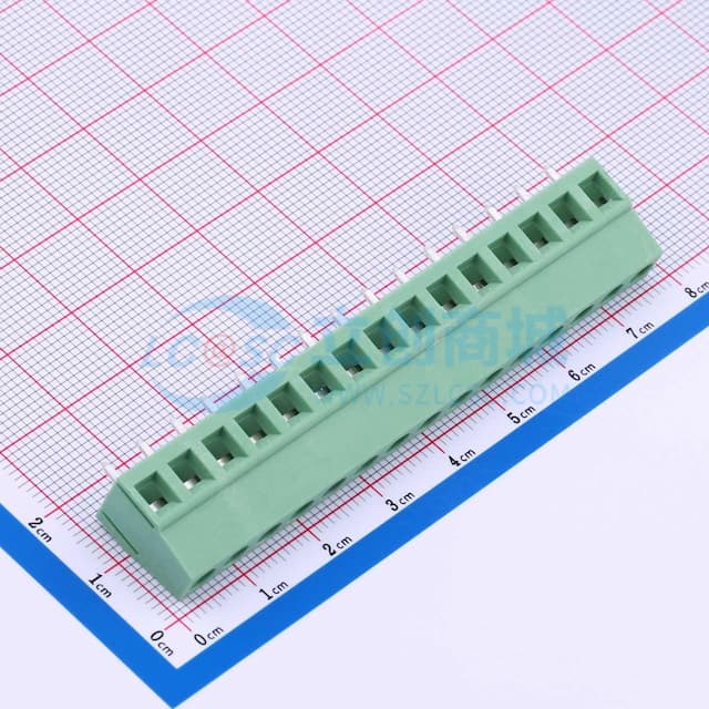 【插件】 1x15P 5.08mm 直插 排数:1 每排P数:15实物图
