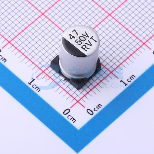 47uF ±20% 50V实物图