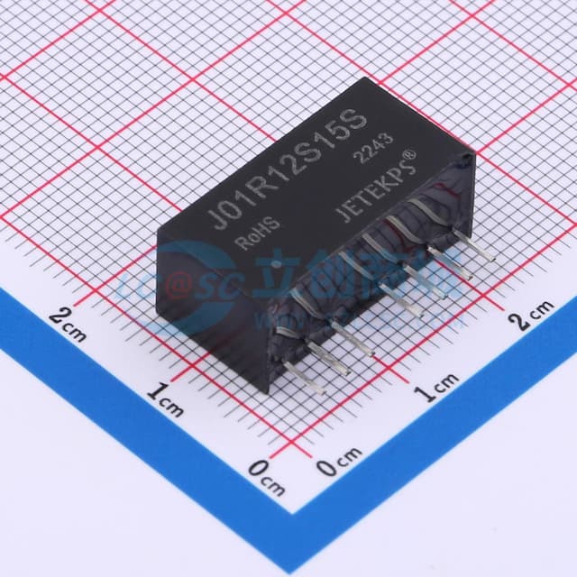 DC-DC模块电源，1W，SIP封装实物图