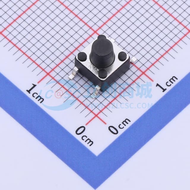 6*6*6.5mm 立贴 轻触开关实物图