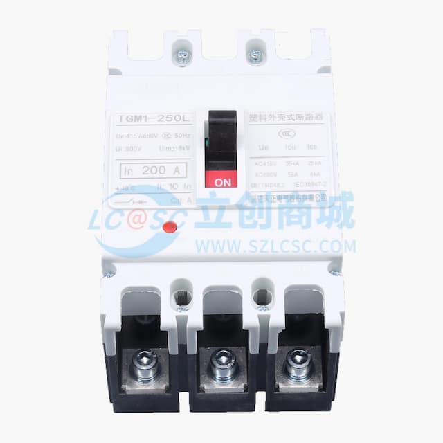 TENGEN(天正电气）TGM1系列塑料外壳式断路器 TGM1-250L/3300 200A实物图