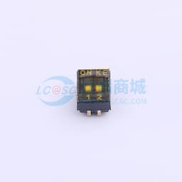 1.27mm 2位贴片拨码开关(J脚)缩略图