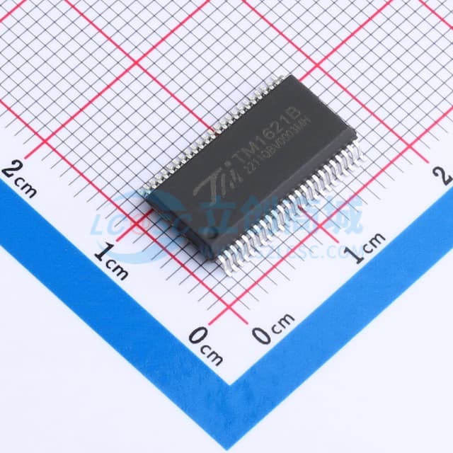 电压2.4V~5.2V 配置32x4bit的LCD驱动实物图