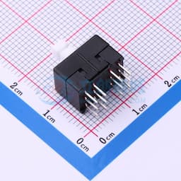 按键开关8.5x13 自锁3.3x3.3白头 400gf缩略图