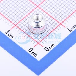 雄和远景，电路板表贴圆螺母柱，M2Xφ5.56X3.5+1.53，铜镀锡，编带装缩略图