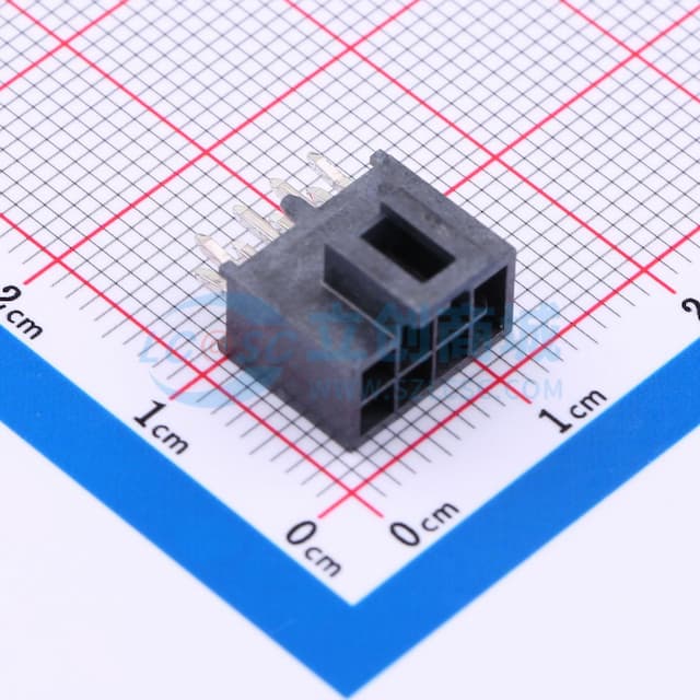 【插件】2x4P 间距:2.5mm 直插实物图