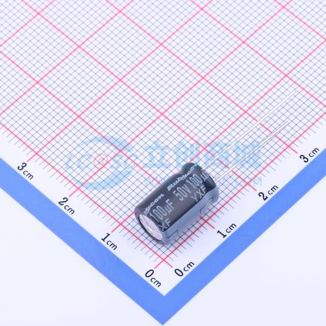 100uF ±20% 50V实物图