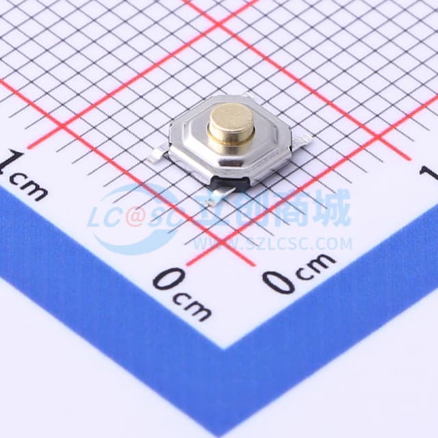 4*4*2.0H-J 260gf 铜方冷封编带实物图