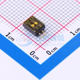 1.27mm 2位贴片拨码开关(S脚)缩略图