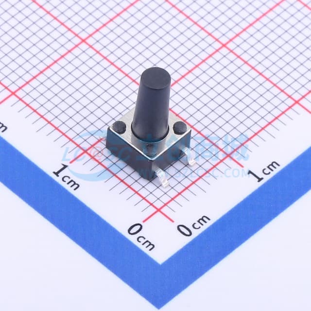 6*6*11贴片100万次高寿命开关180G实物图