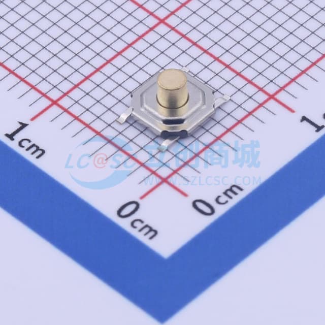 5.1*5.1*3mm 立贴 轻触开关实物图