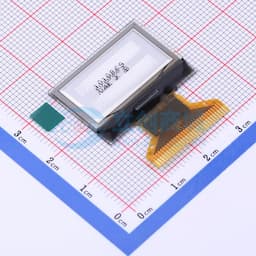 0.96寸 白色 128x64像素分辨率 单色 30PIN 停产缩略图