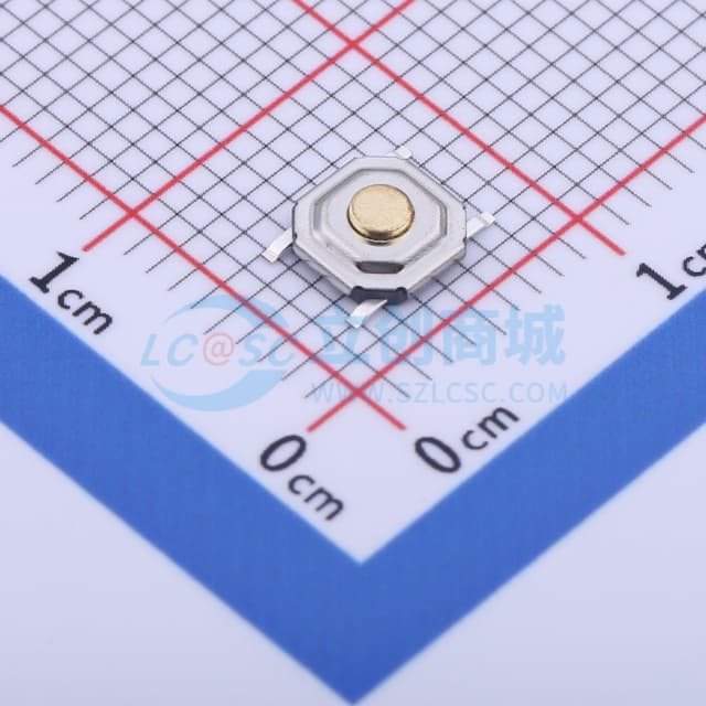 5.2*5.2*1.6mm 立贴 轻触开关实物图