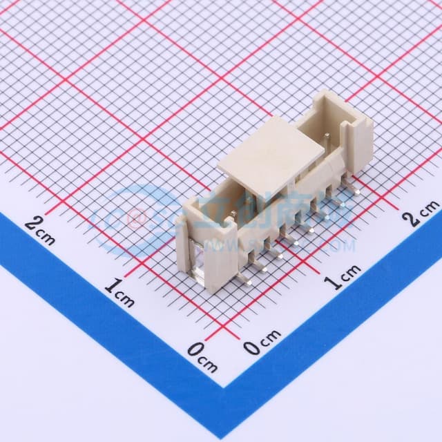 1x8P 间距:2mm 立贴实物图