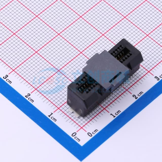 PCIE5.0 PCI-E SMT 立贴 36PIN (X1) 镀金15u 无卤 CAP实物图