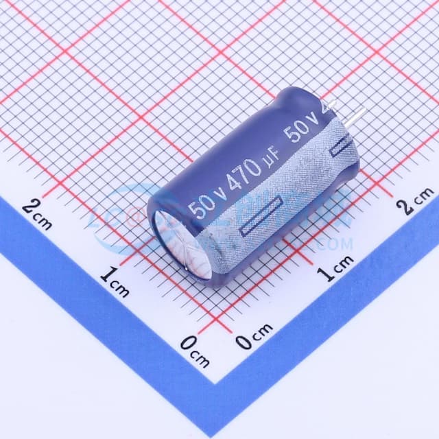 【插件】470uF ±20% 50V实物图