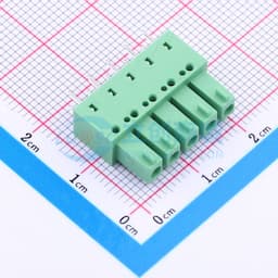 1x5P 3.81mm 排数:1 每排P数:5 【插件】缩略图