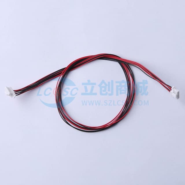 1.00mm (SH)HSG,带扣,8P端子线，长度300同向实物图