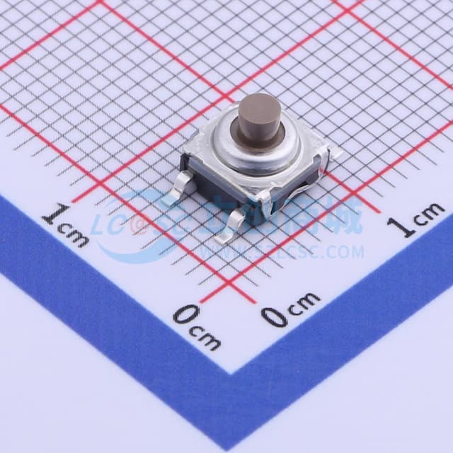 SMT跷板选项的轻触开关实物图