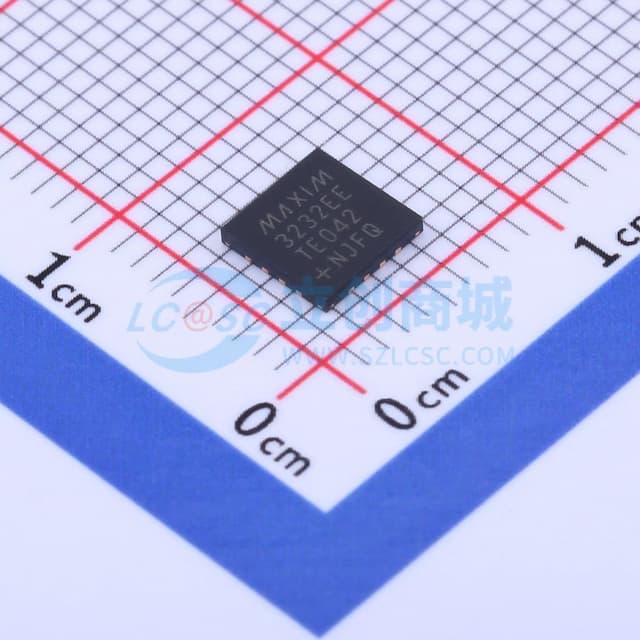 MAX3232EETE+T实物图