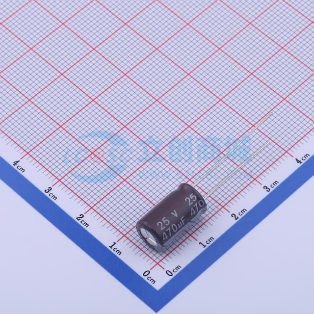 470uF ±20% 25V实物图