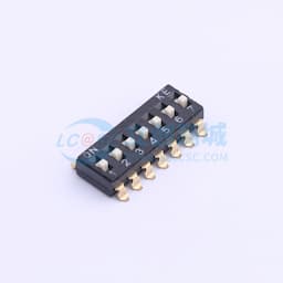 2.54mm 7位贴片高柄拨码开关缩略图