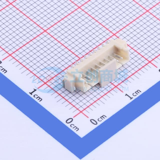 1x9P 间距:1.25mm 立贴实物图