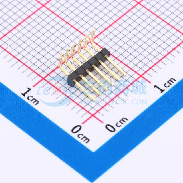 1x6P 间距:1.27mm 方针实物图