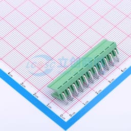 绿色 1x11P 3.96mm 排数:1 每排P数:11【插件】缩略图