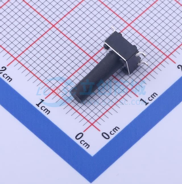 6*6*14mm 立贴 轻触开关实物图