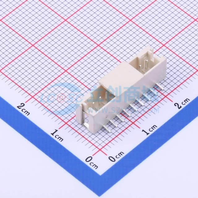 1x9P 间距:2mm 立贴 系列:PH实物图