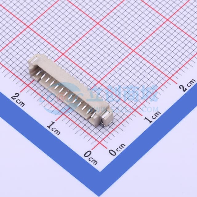 1x13P 间距:1.25mm 卧贴 系列:PicoBlade(MX 1.25)实物图