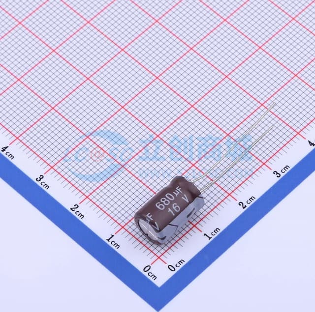 680uF ±20% 16V 【插件】实物图