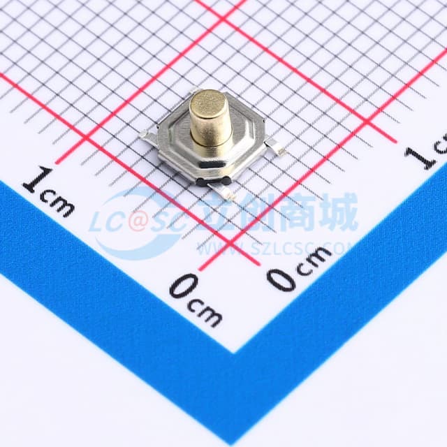 5.2*5.2*3.5mm 立贴 轻触开关实物图