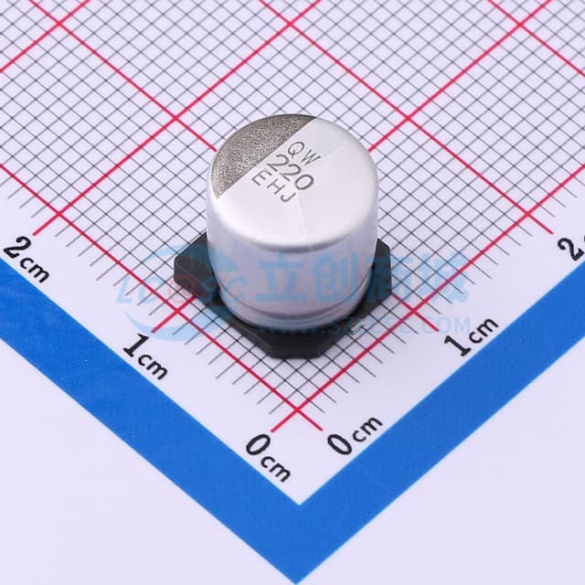 220uF ±20% 25V实物图